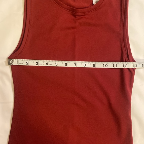 BNWT Abercrombie & Fitch Maroon Bodysuit One Piece - Picture 10 of 11